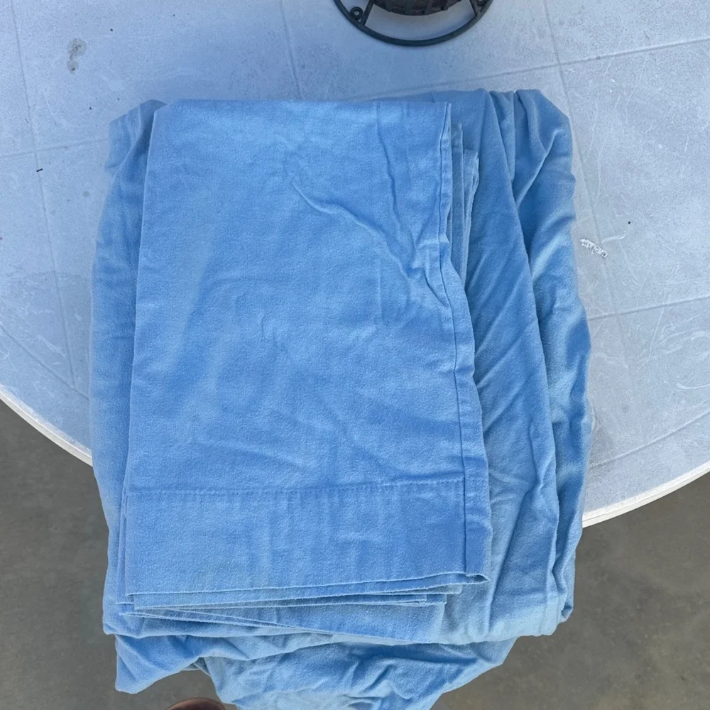 Martha Stewart Light Blue Fitted Sheet & pillowcase Set – Queen Bedding